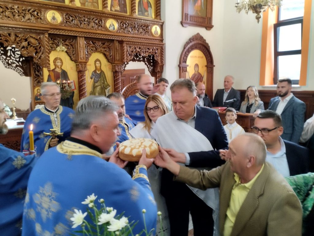 Proslavljena slava hrama Pokrova Presvete Bogorodice