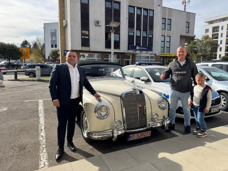 Automobil prvog njemačkog kancelara posjetio Laktaše (FOTO)