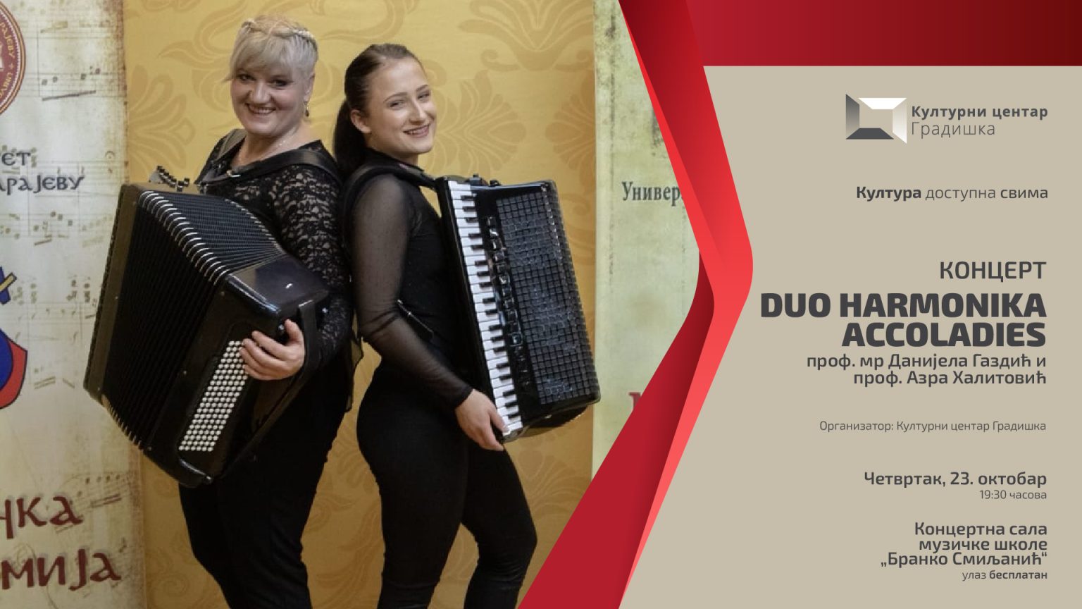 Koncert dua harmonika „Accoladies“
