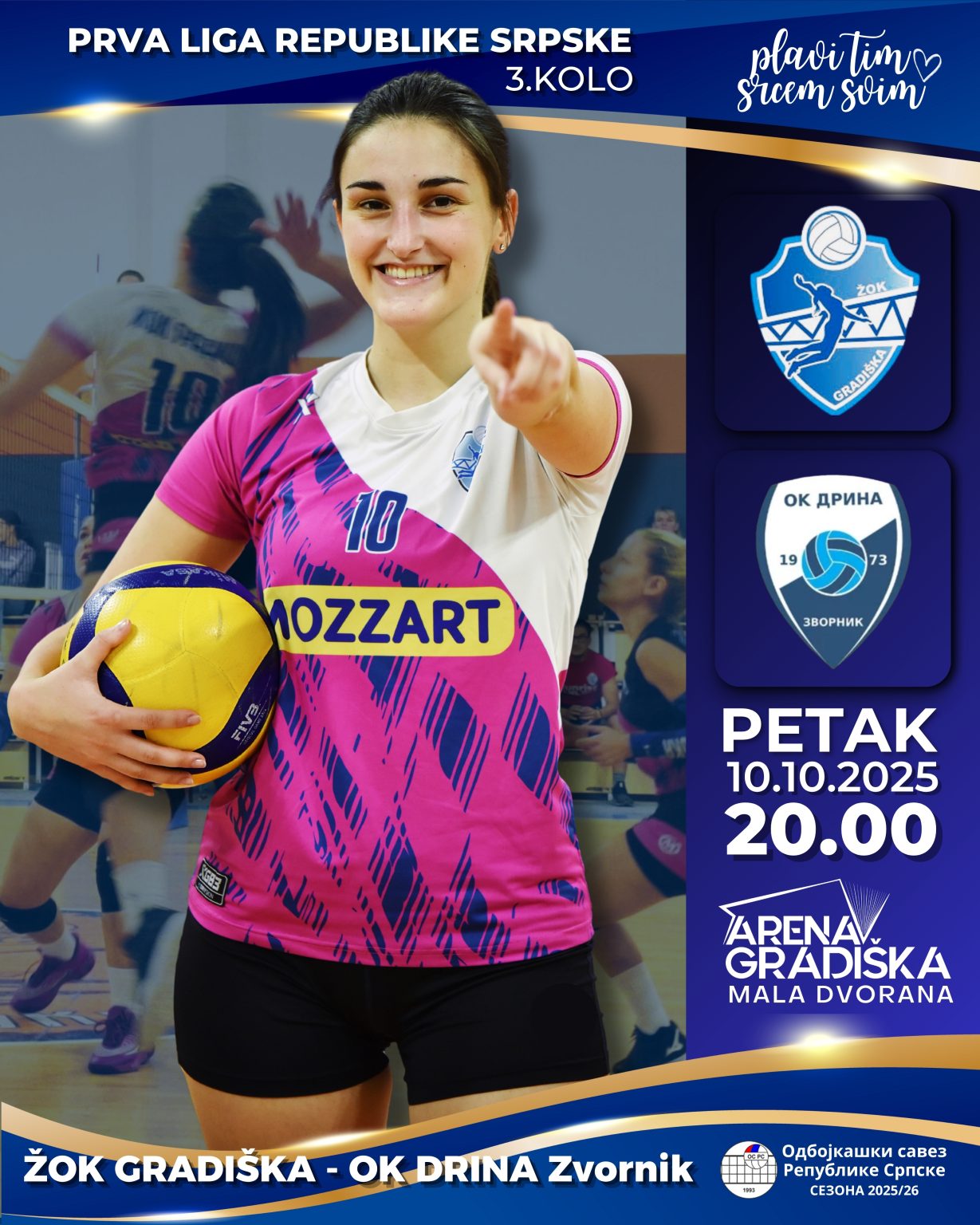 Odbojkašice Gradiške ciljaju treću pobjedu