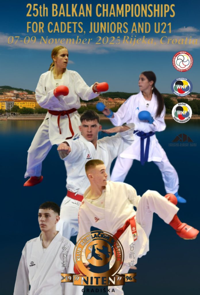 Karatisti KBV “Niten” na Balkanskom prvenstvu u Rijeci