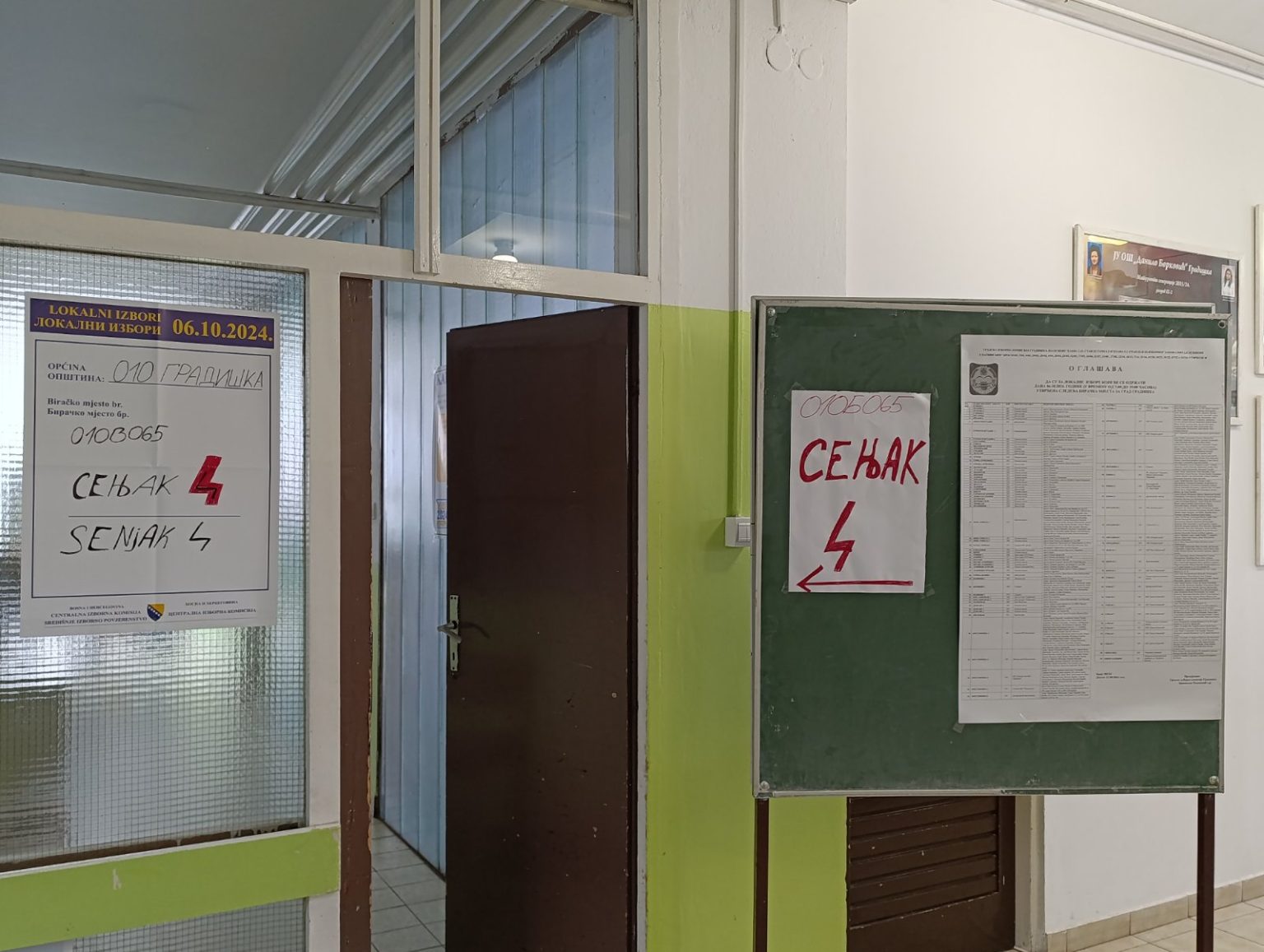 Biračka mjesta u Gradišci otvorena na vrijeme