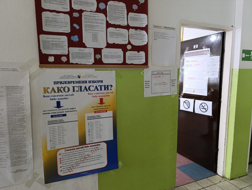 Do 15 časova na području Gradiške gladalo 12.049 birača ili 21,95 odsto