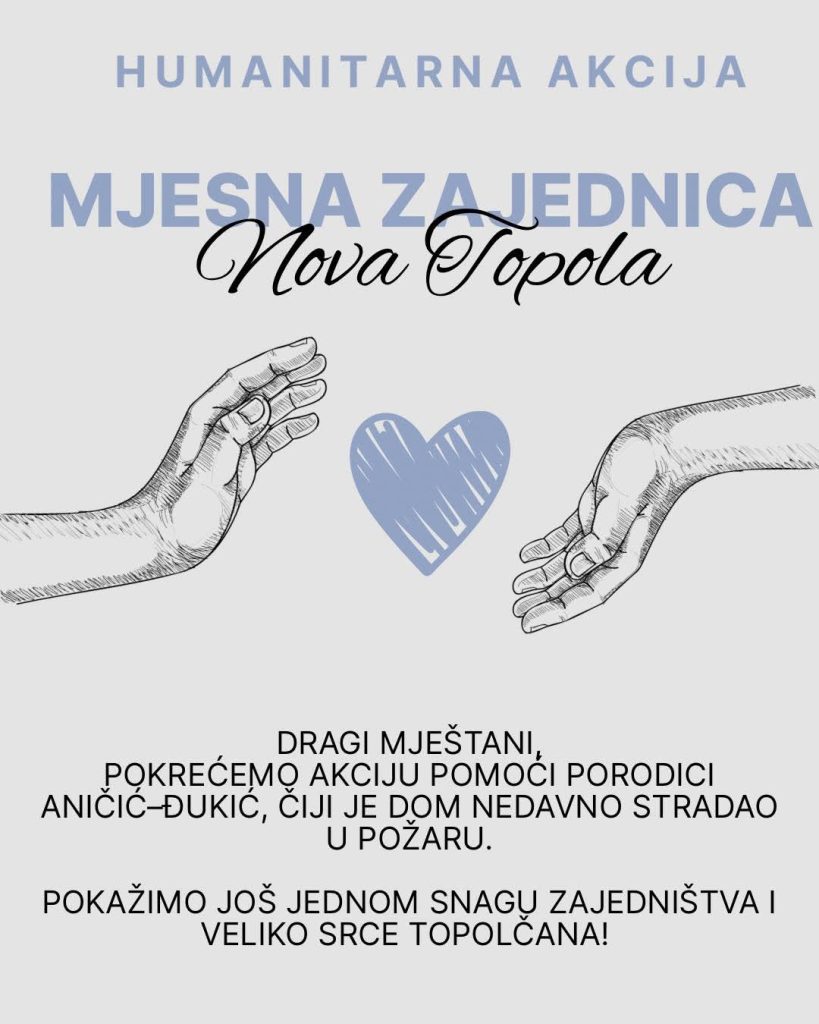 U toku humanitarna akcija za porodice Đukić i Aničić