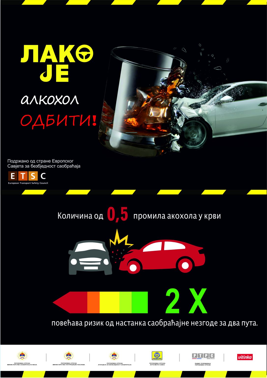 Počela preventivna kampanja „Lako je alkohol odbiti“