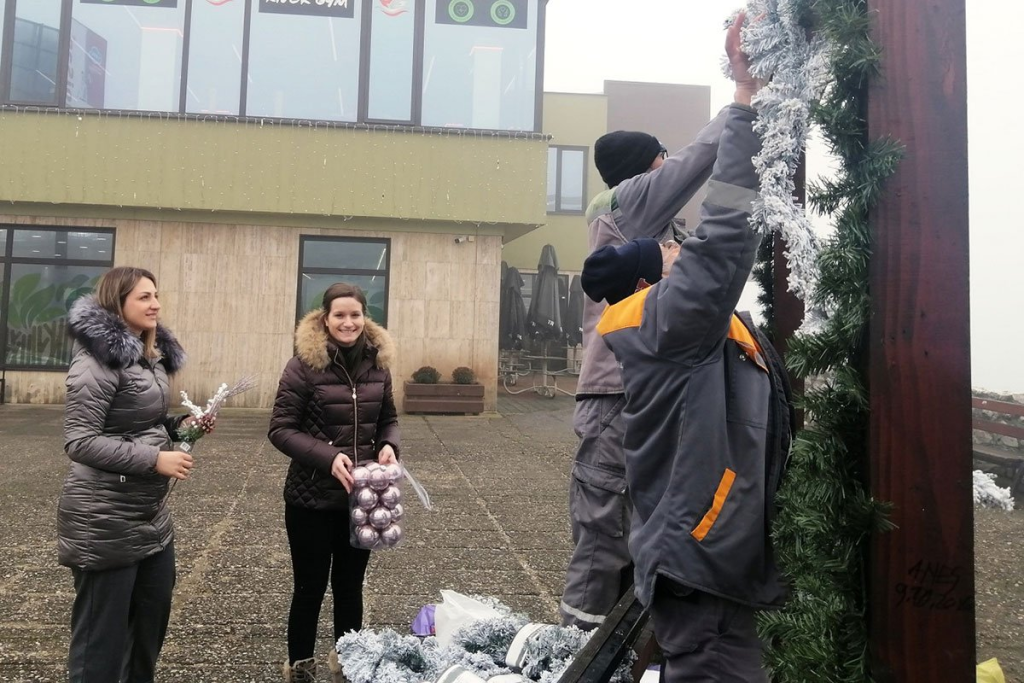 Novogodišnje uređenje Gradiške