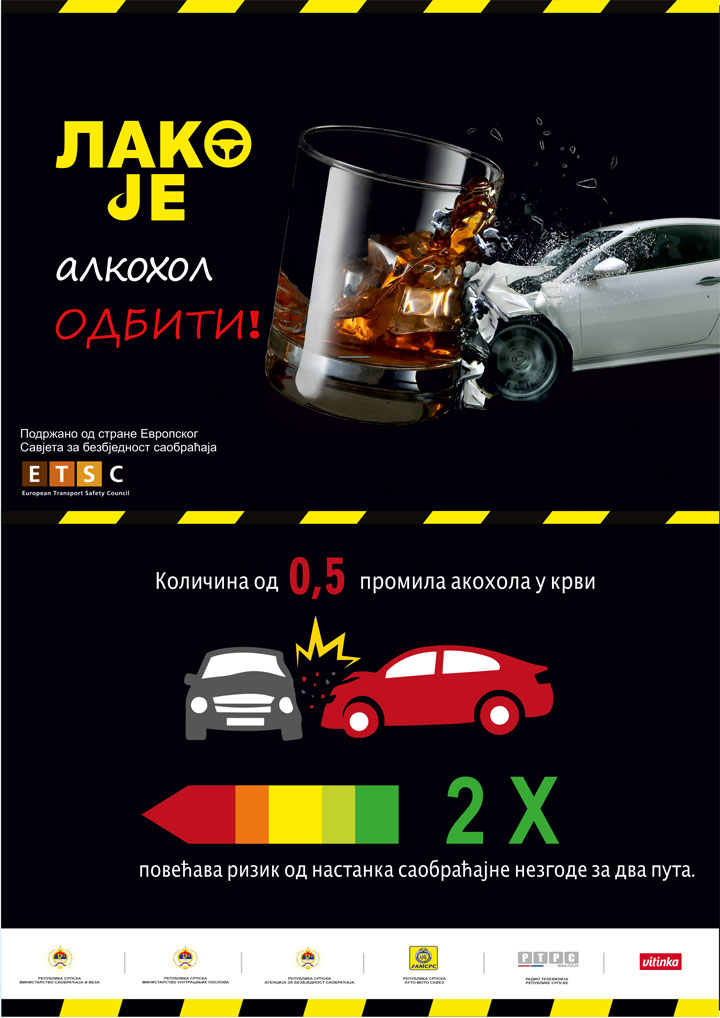 Počela preventivna kampanja „Lako je alkohol odbiti“